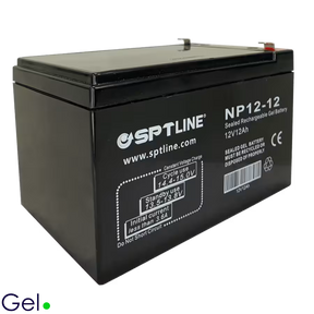 Batería SPTLINE 12V 12Ah Gel – BAT12V12AH