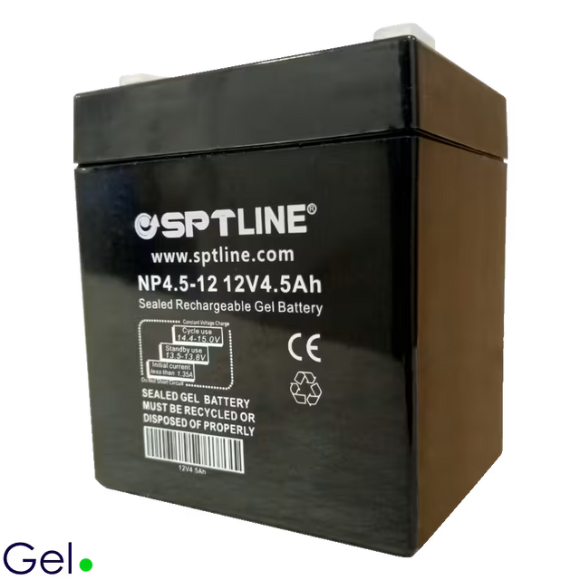 Batería de Gel SPTLINE 12V 4.5Ah – BAT12V4.5AH
