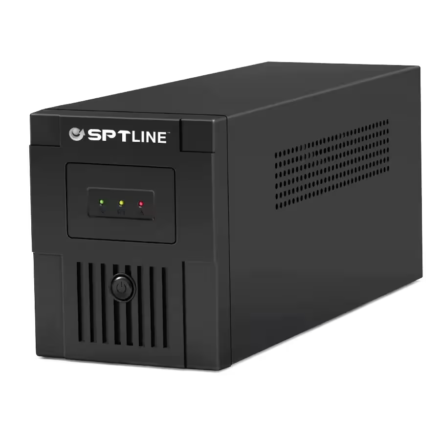 UPS SPTLINE SP‑UPS1500 – 1500VA / 900W – AVR – 4 Tomas