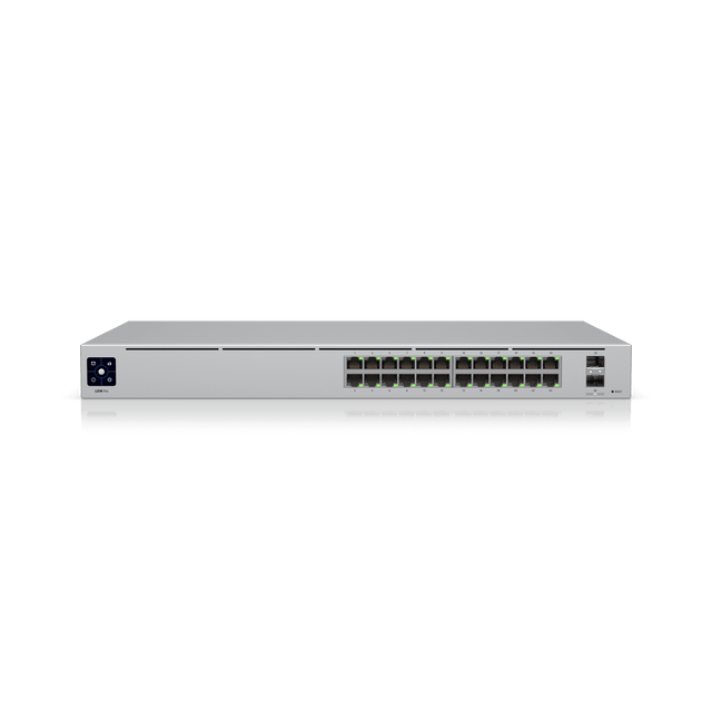 Switch gestionado – Ubiquiti UniFi USW‑Pro‑24 – 24 puertos Gigabit – PoE – Capa 3 Lite – 400W
