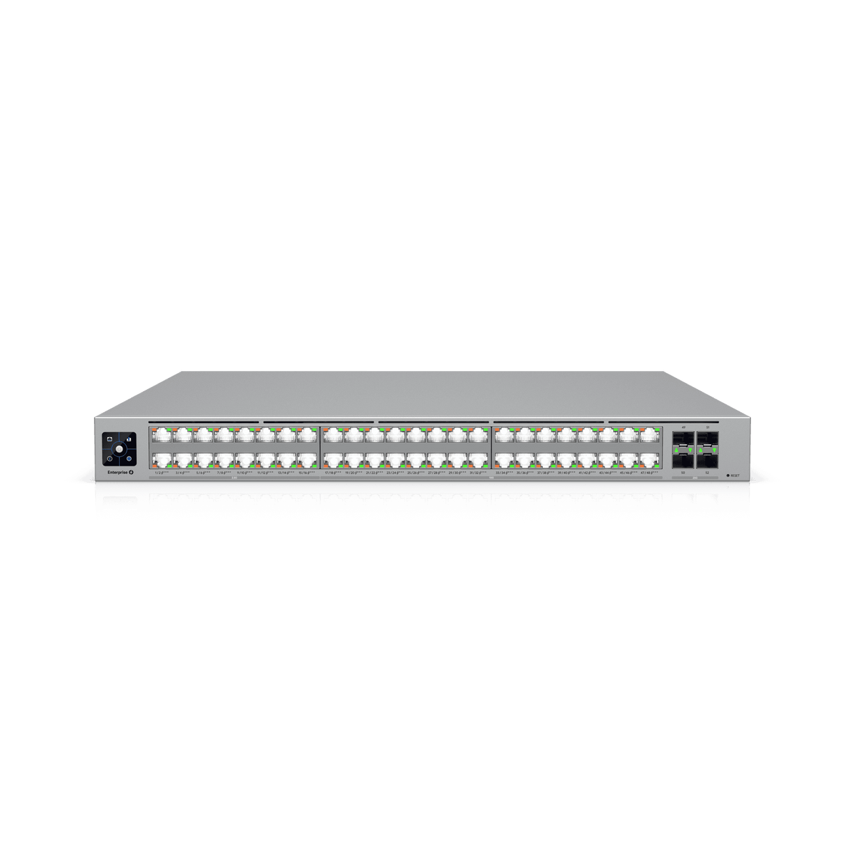 Switch – Ubiquiti UniFi Enterprise Campus ECS‑48‑PoE – 48 puertos – PoE+++ – Layer 3 – 10GbE RJ45 – 25G SFP28 – Rack 1U (ECS‑48‑PoE)