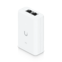 Inyector PoE+ Ubiquiti U‑PoE+ – 30 W – Gigabit – IEEE 802.3at
