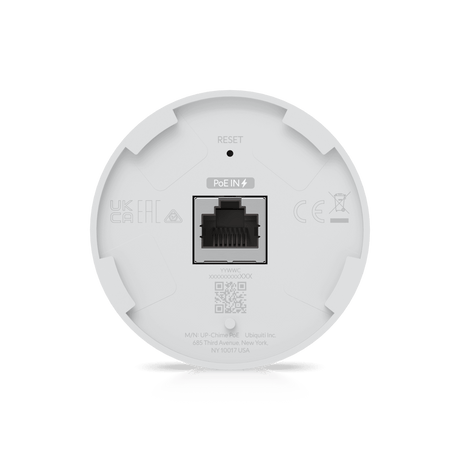 Smart Chime – Ubiquiti UniFi UACC‑Chime‑PoE – PoE – 80dB – Compatible con Doorbells y Access Hub – Montaje en pared/empotrado (UACC‑Chime‑PoE)