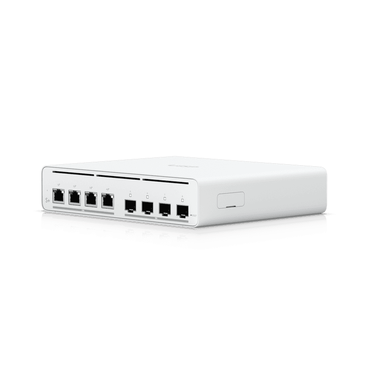 Switch PoE – Ubiquiti UISP Switch Plus – UISP‑S‑Plus – 8 puertos 2.5 GbE – Gestión UISP – 180W PoE