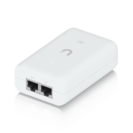 Inyector PoE+ Ubiquiti U‑PoE+ – 30 W – Gigabit – IEEE 802.3at