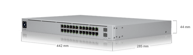 Switch Gestionado 24 Puertos Gigabit 16 PoE+ 8 PoE++ 2 SFP+ UniFi Switch USW-Pro-24-POE