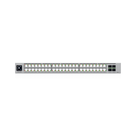Switch – Ubiquiti UniFi Enterprise Campus ECS‑48‑PoE – 48 puertos – PoE+++ – Layer 3 – 10GbE RJ45 – 25G SFP28 – Rack 1U (ECS‑48‑PoE)