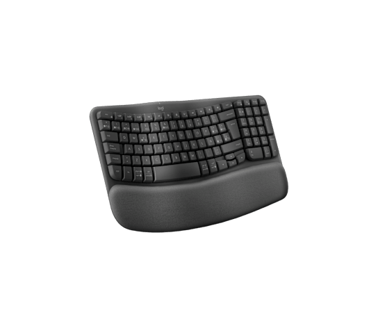 Teclado Inalámbrico Ergonómico Logitech Wave Keys – Español Grafito (920-012278)