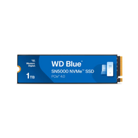 SSD Interno 1TB WD Blue SN5000 M.2 2280 NVMe Gen4 – WDS100T4B0E