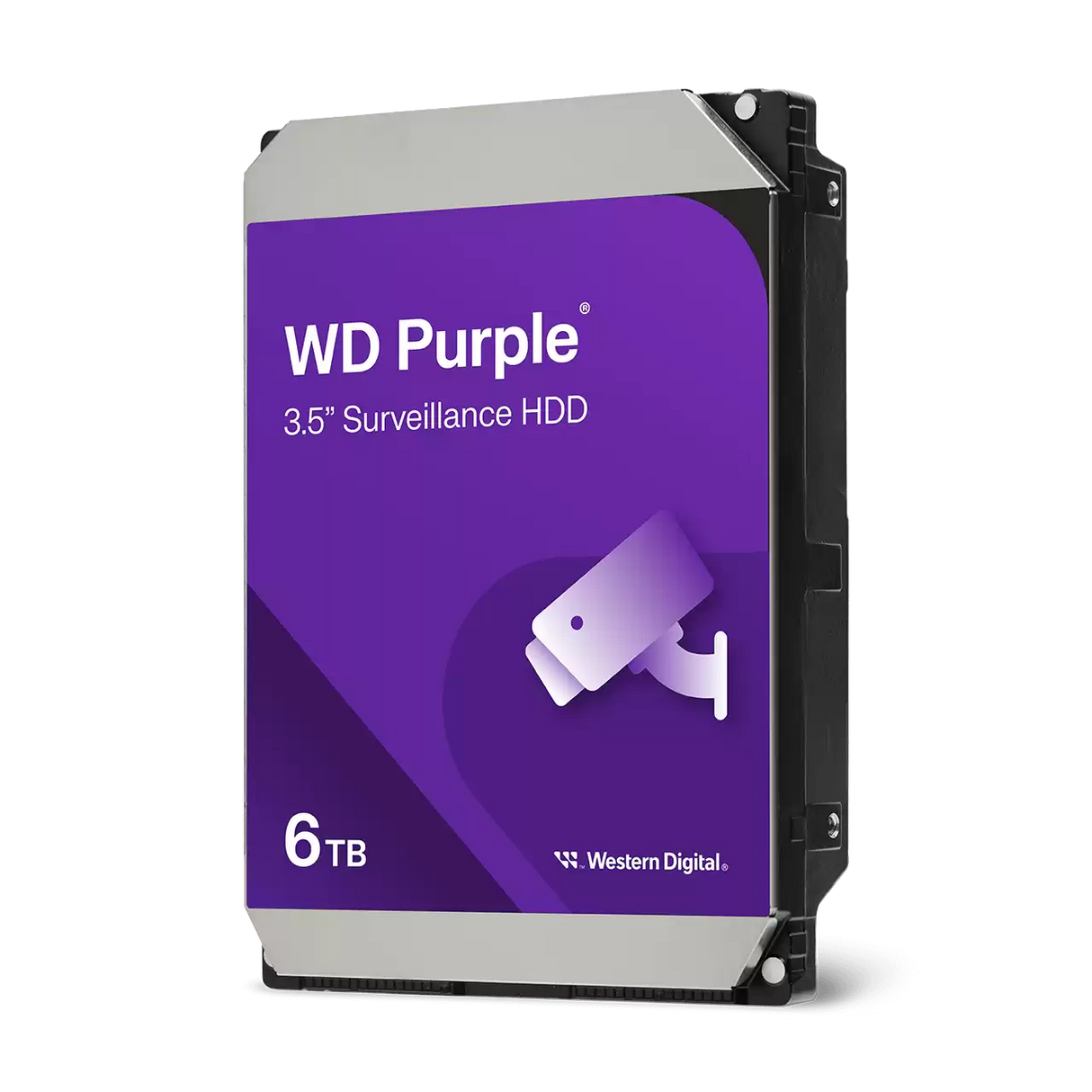 Disco Duro Interno WD Purple Surveillance 6TB 3.5" SATA 5400RPM 256MB Cache