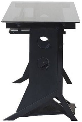 Escritorio para Computadora Xtech CT‑1211 – Negro – Cubierta de Vidrio Templado