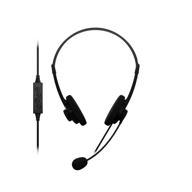 Audífonos con Micrófono ENC Cableados y controles en línea USB‑C – Xtech XTH‑245