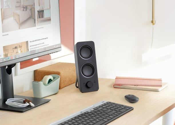 Bocinas – Logitech Z207 – 2.0 Estéreo – Bluetooth – Aux 3.5 mm – 10W Pico / 5W RMS – Negro (Z207)