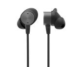 Auriculares Logitech Zone Wired Earbuds – En oreja, cableado 3.5 mm, grafito, 981-001008
