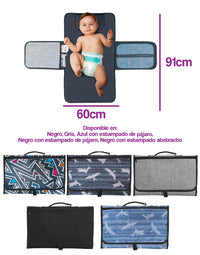 Cambiador portátil de pañales