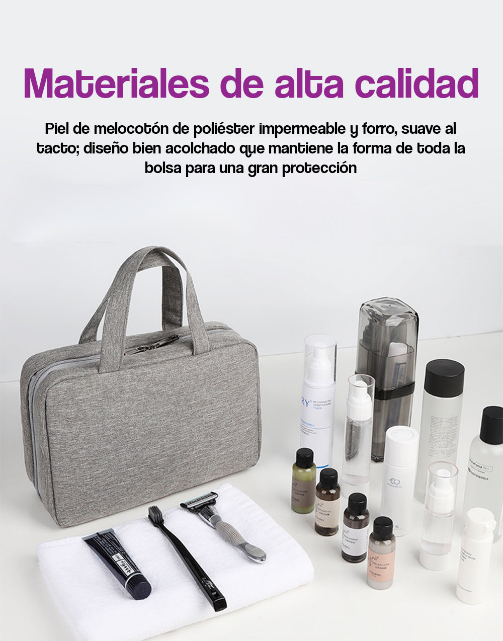 Organizador de cosméticos para viajes