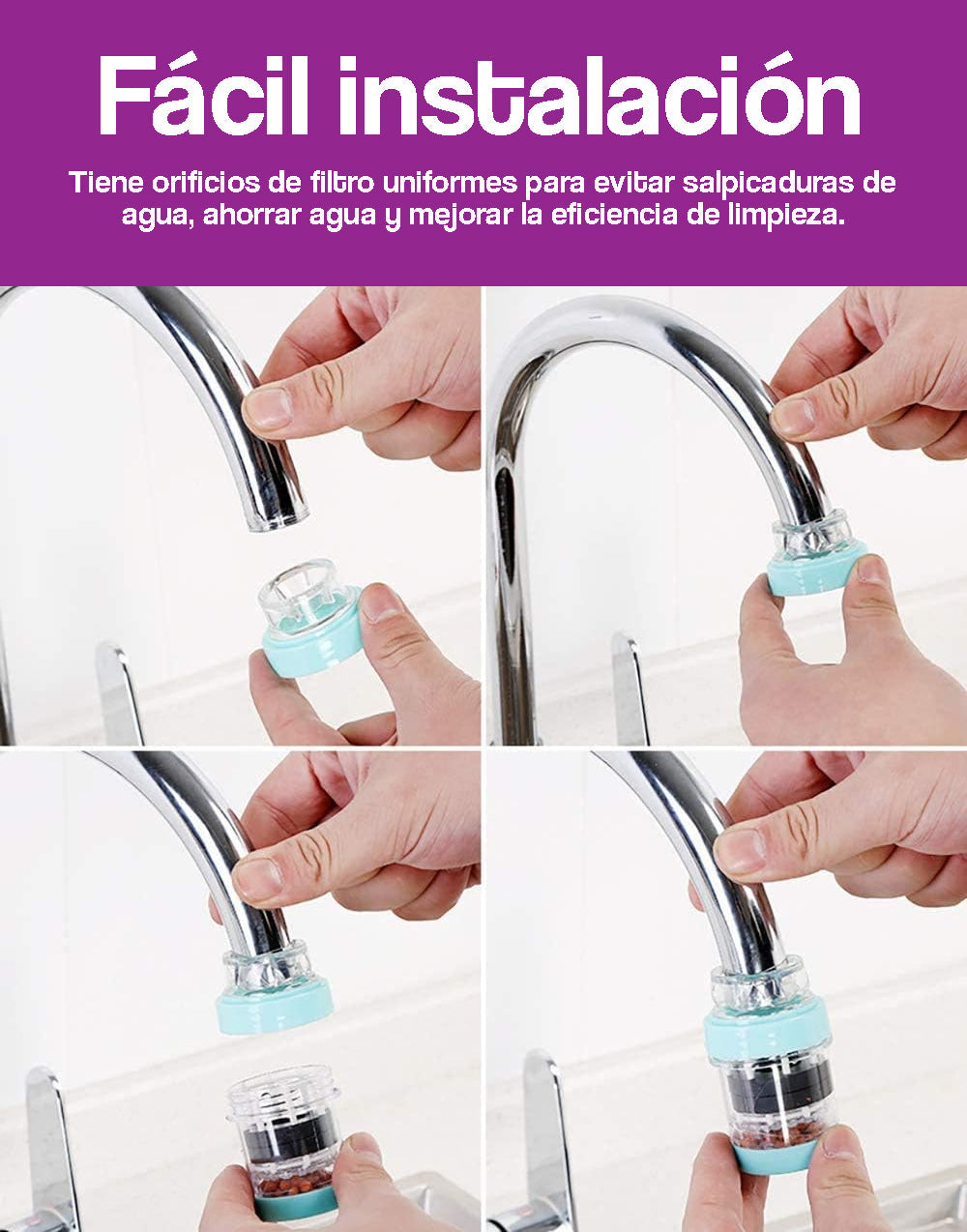 Purificador de agua para grifo