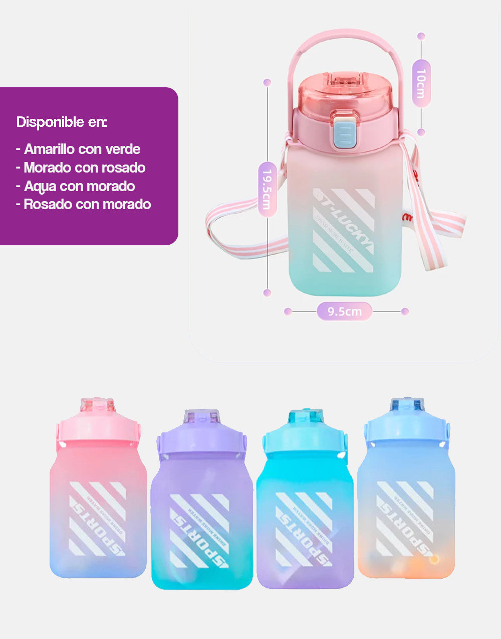 Termo de agua para niños