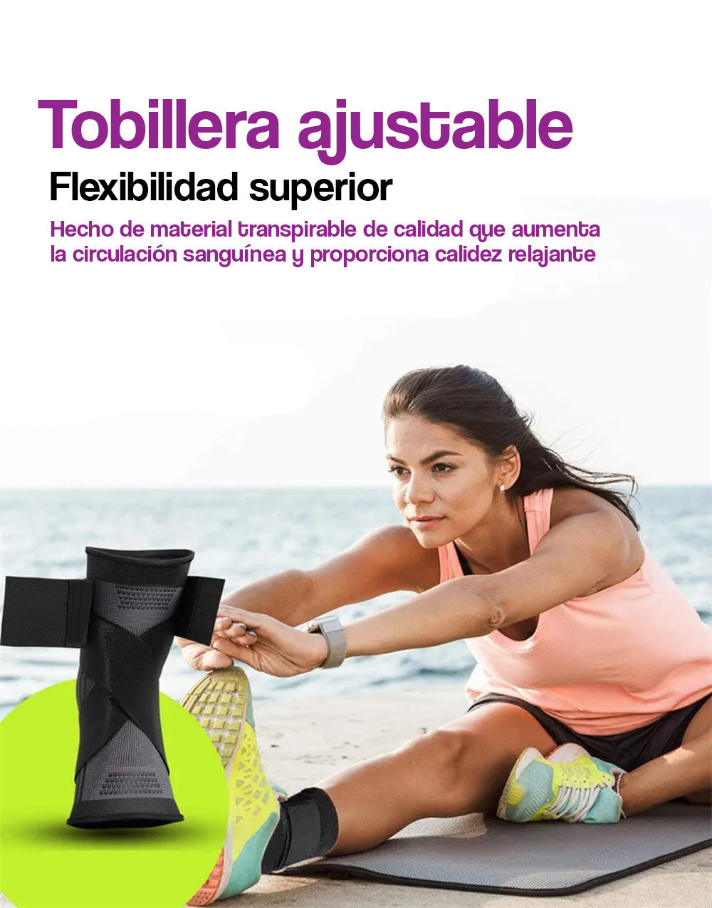 Tobillera ajustable