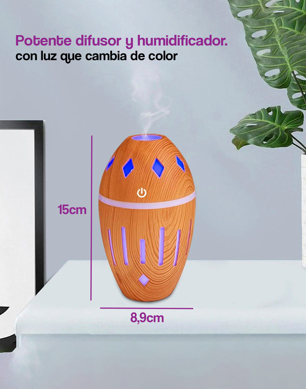 Humidificador difusor de aromas