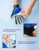 Guantes de silicon para peinar mascotas